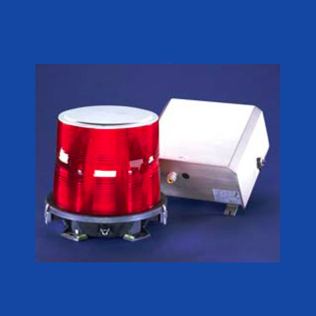 RED MEDIUM INTENSITY FLASHHEAD WITH CHC121W CONTROLLER